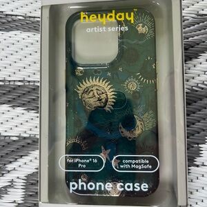 Heyday Artist Series Celestial Green Phone Case for iPhone 16 Pro